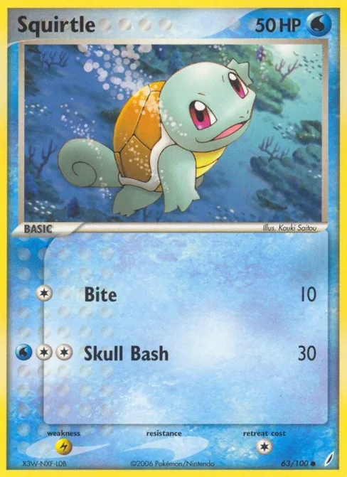 Squirtle, Crystal Guardians #63