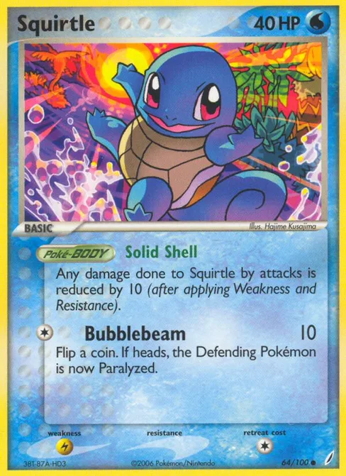 Squirtle, Crystal Guardians #64
