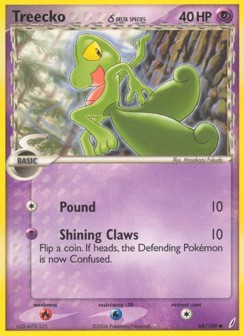 Treecko δ, Crystal Guardians #68