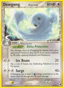 Dewgong δ, Normal