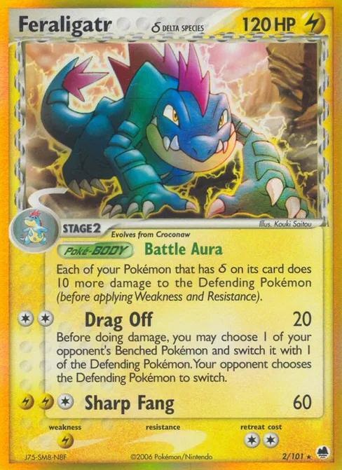 Feraligatr δ, Dragon Frontiers #2