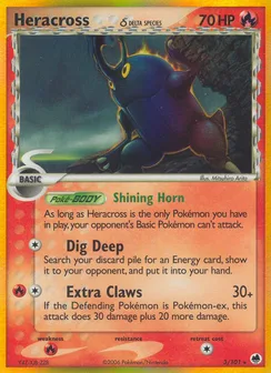 Heracross δ, Holofoil