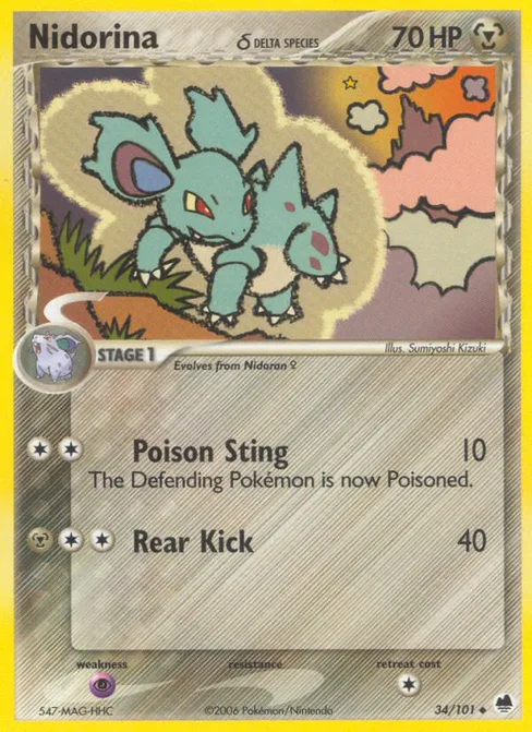 Nidorina δ, Dragon Frontiers #34