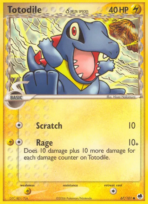 Totodile δ, Dragon Frontiers #67
