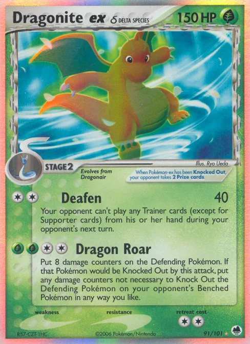Dragonite ex δ, Dragon Frontiers #91