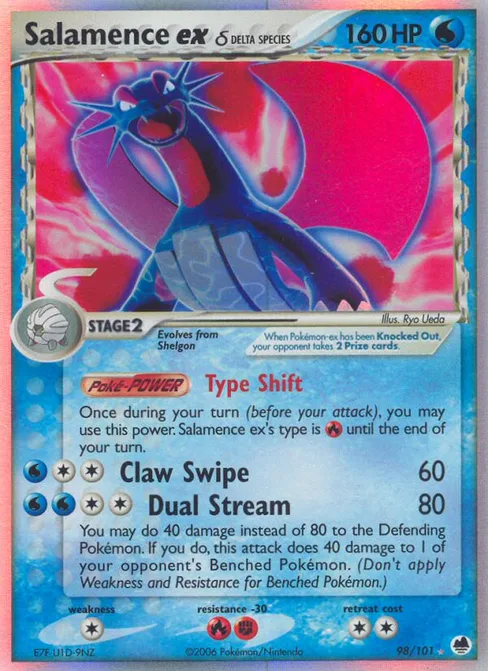 Salamence ex δ, Dragon Frontiers #98