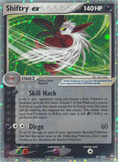 Shiftry ex, Power Keepers #97