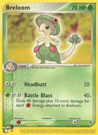 Breloom, Ruby & Sapphire #16