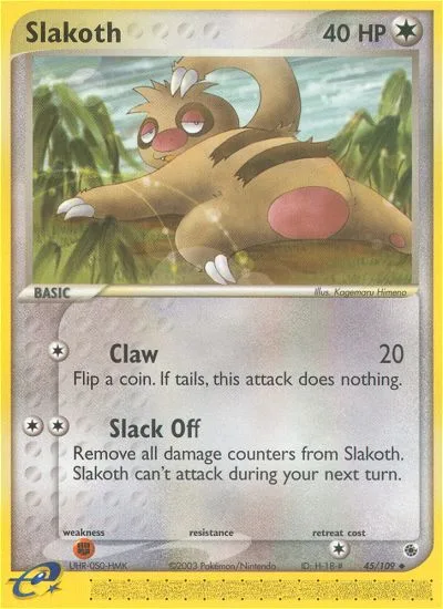 Slakoth, Ruby & Sapphire #45