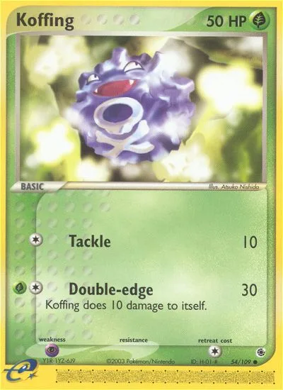 Koffing, Ruby & Sapphire #54