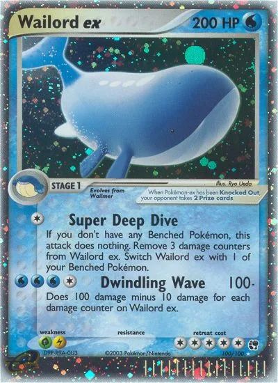 Wailord ex, Sandstorm #100