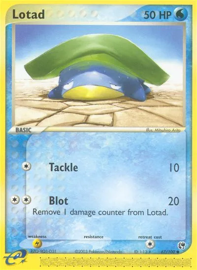 Lotad, Sandstorm #67