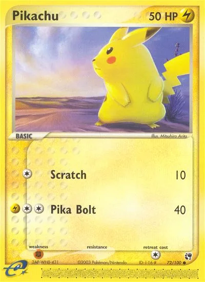 Pikachu, Sandstorm #72