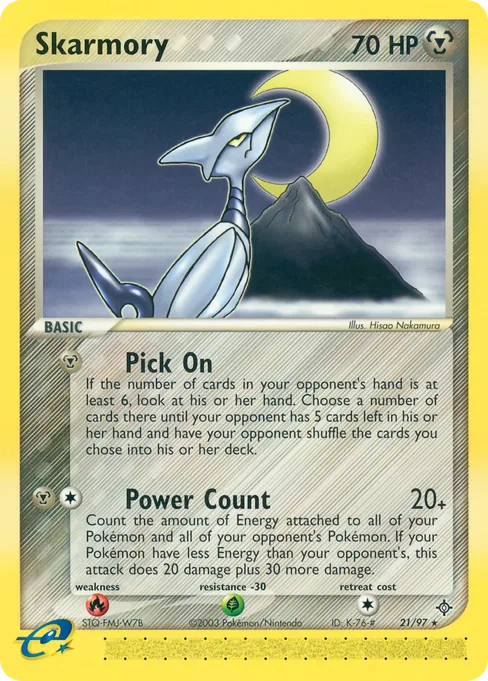 Skarmory, Dragon #21