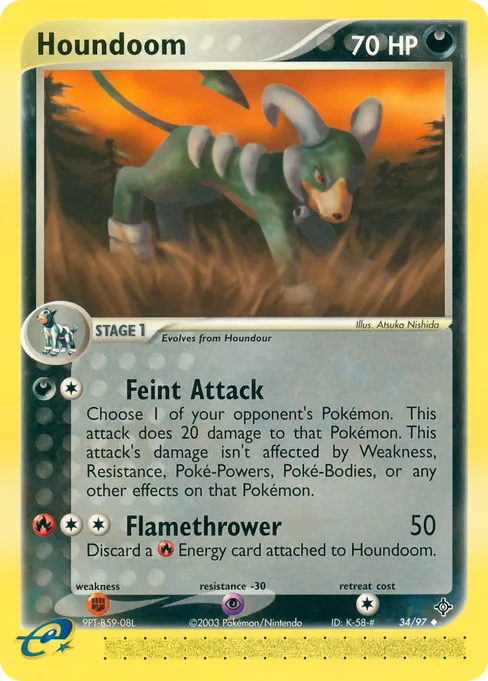 Houndoom, Dragon #34