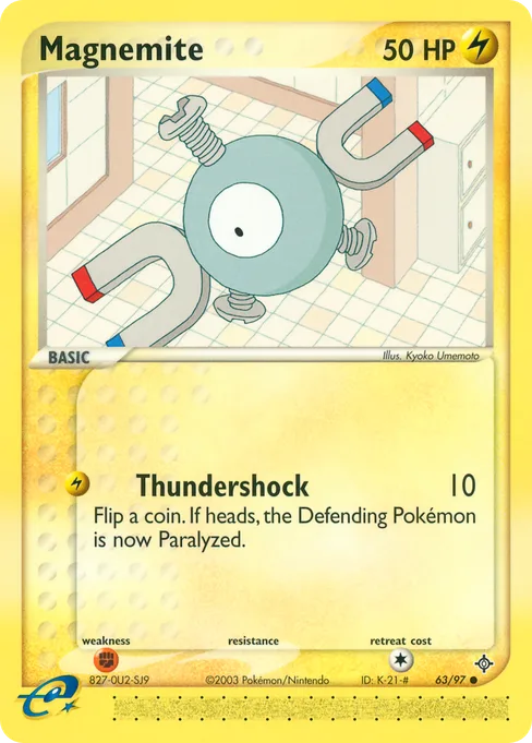 Magnemite, Dragon #63