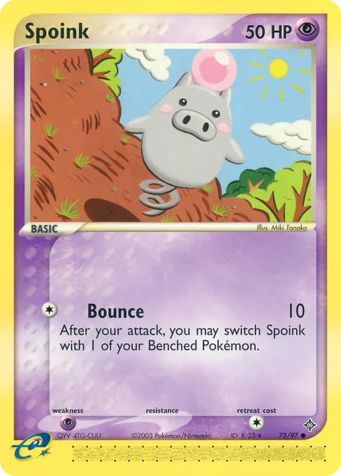 Spoink, Dragon #73