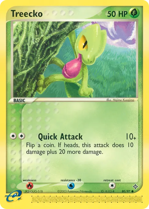 Treecko, Dragon #80
