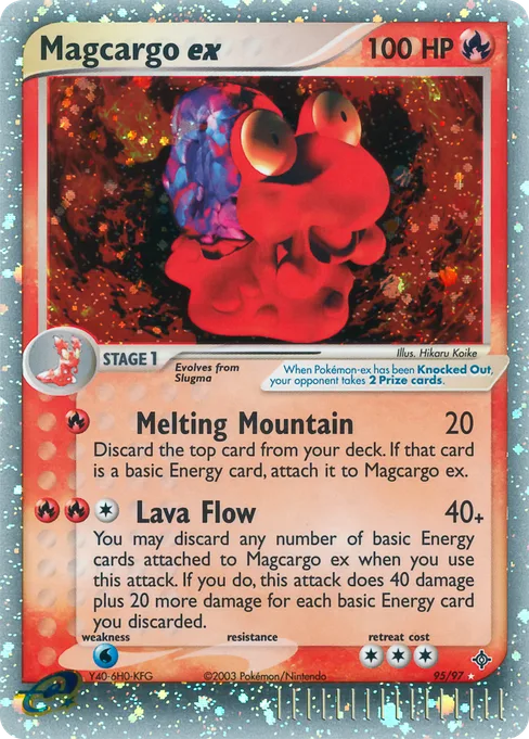Magcargo ex, Dragon #95