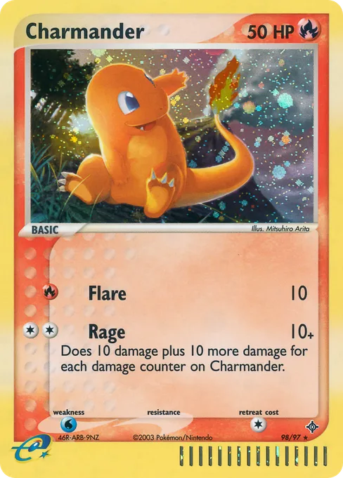 Charmander, Dragon #98