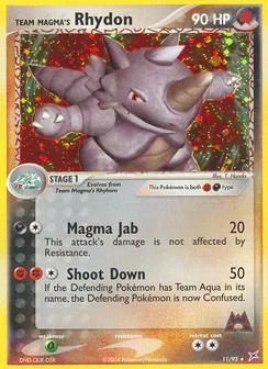 Team Magma's Rhydon, Holofoil