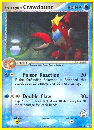 Team Aqua's Crawdaunt, Team Magma vs Team Aqua #14