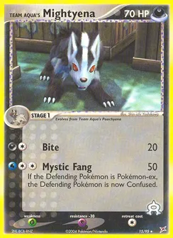 Team Aqua's Mightyena, Normal