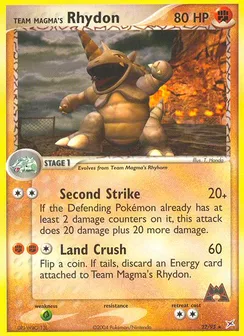 Team Magma's Rhydon, Normal