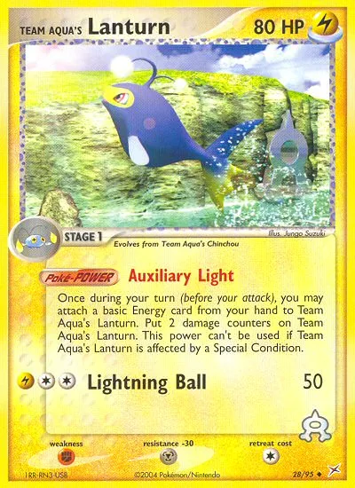 Team Aqua's Lanturn, Team Magma vs Team Aqua #28