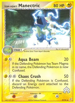 Team Aqua's Manectric, Normal