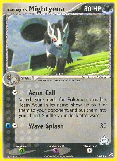Team Aqua's Mightyena, Team Magma vs Team Aqua #30