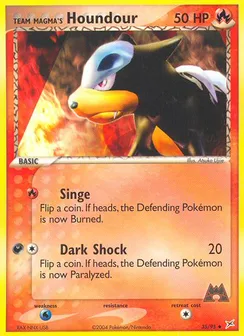 Team Magma's Houndour, Normal