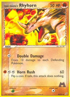 Team Magma's Rhyhorn, Normal