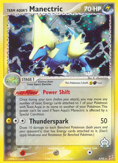 Team Aqua's Manectric, Team Magma vs Team Aqua #4