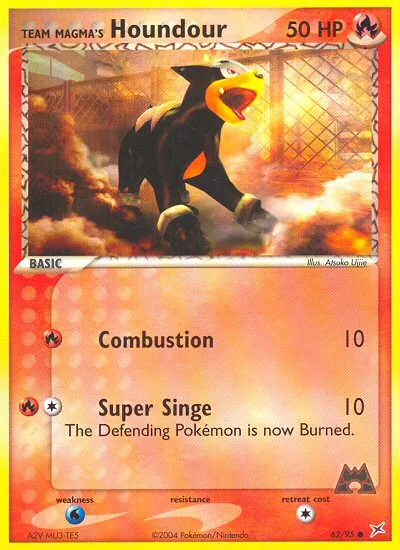 Team Magma's Houndour, Team Magma vs Team Aqua #62