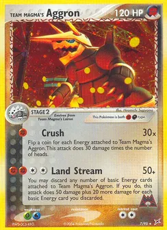 Team Magma's Aggron, Holofoil