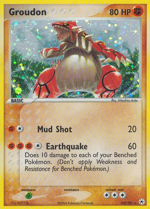Groudon, Hidden Legends #102