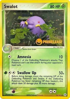 Swalot, Prerelease stamp