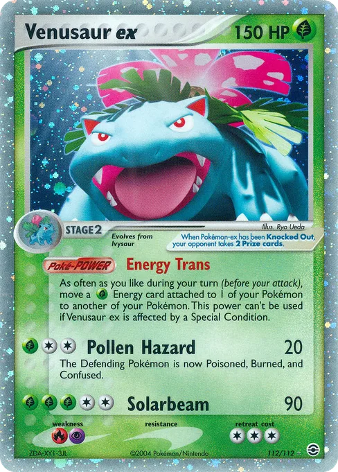 Venusaur ex, FireRed & LeafGreen #112