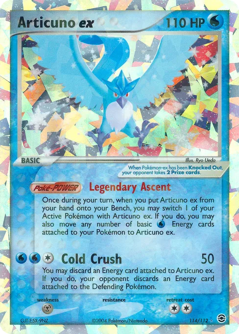 Articuno ex, FireRed & LeafGreen #114