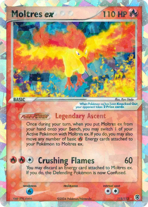 Moltres ex, FireRed & LeafGreen #115