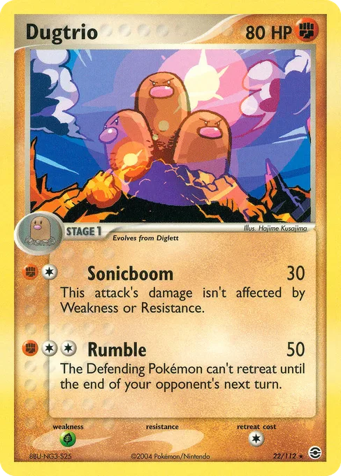 Dugtrio, FireRed & LeafGreen #22