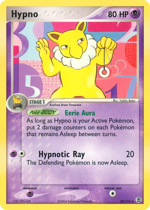 Hypno, FireRed & LeafGreen #25