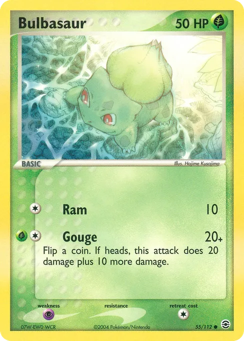 Bulbasaur, FireRed & LeafGreen #55
