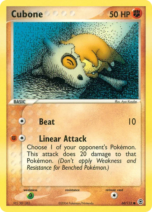 Cubone, FireRed & LeafGreen #60