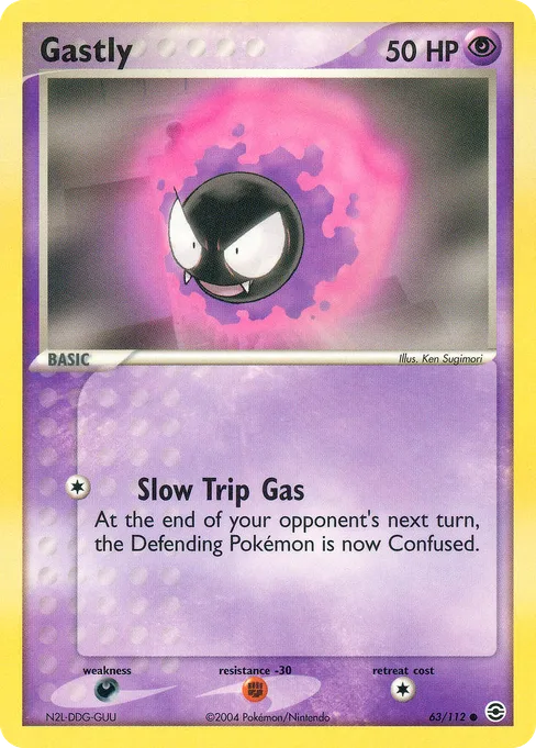 Gastly, FireRed & LeafGreen #63