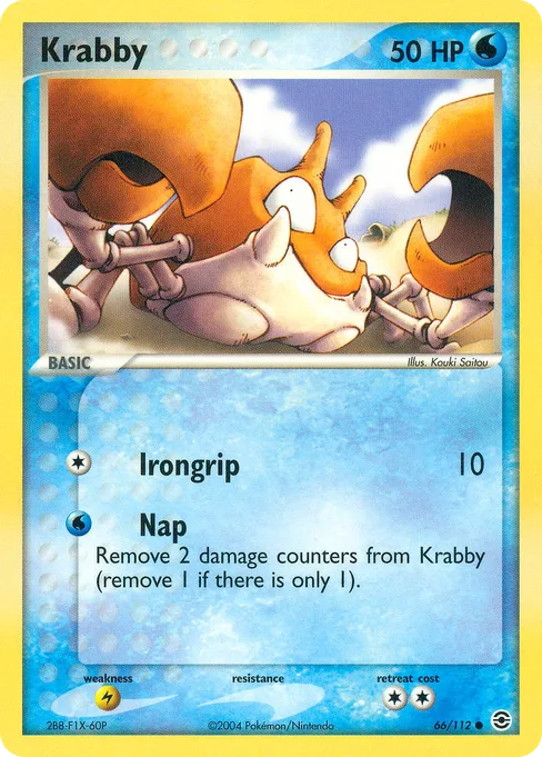Krabby, FireRed & LeafGreen #66