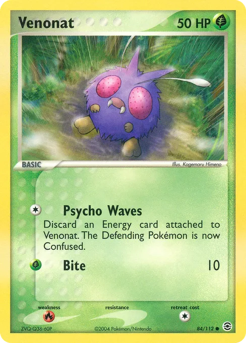 Venonat, FireRed & LeafGreen #84