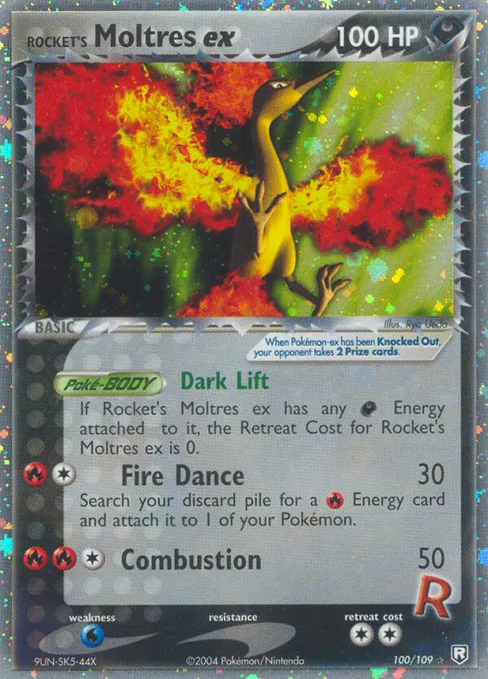 Rocket's Moltres ex, Team Rocket Returns #100
