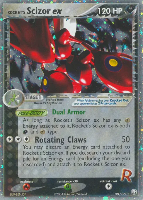 Rocket's Scizor ex, Team Rocket Returns #101